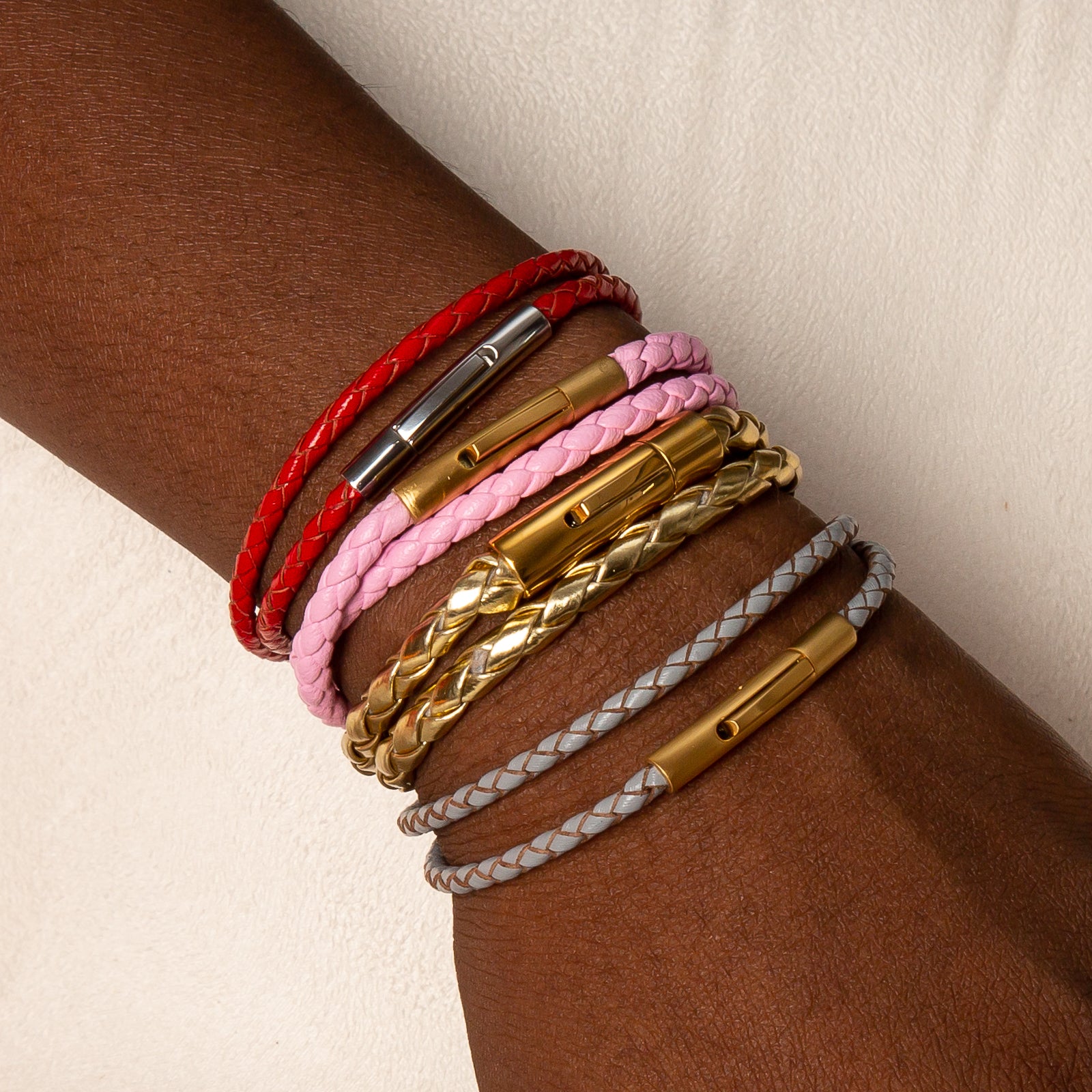 DOUBLE LEATHER BRACELET