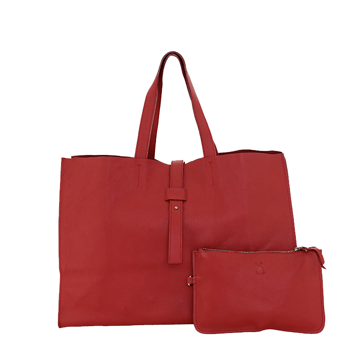 CARRY ALL LEATHER TOTE